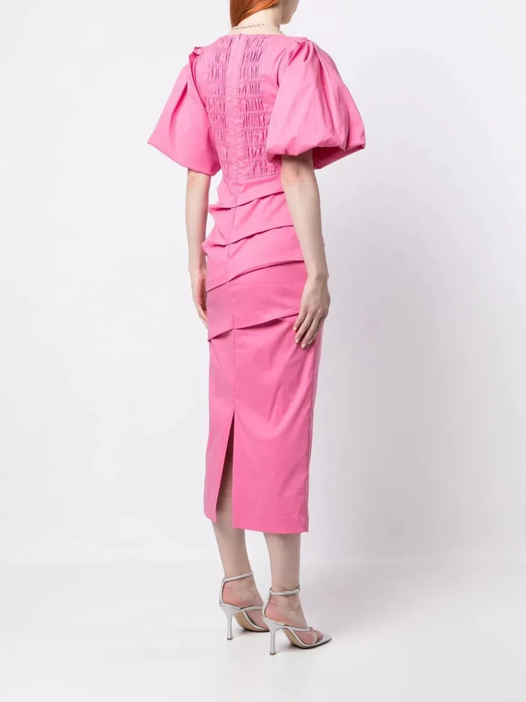 Rachel Gilbert Dahli Dress in Pink Size 3/AU12 for rent on The Volte - main image