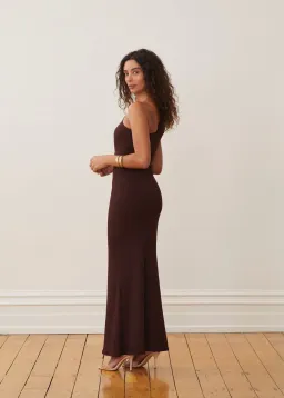 Arcina Ori Jada Dress Cocoa Brown Size AU 8 for rent on The Volte - image 6