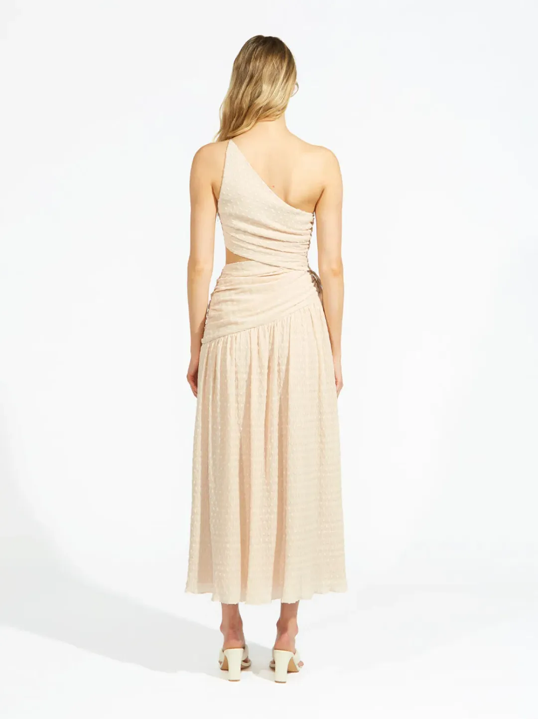 Alice McCall Chai Latte Lolita Midi Dress Beige Size 10 /AU 14 for rent on The Volte - main image