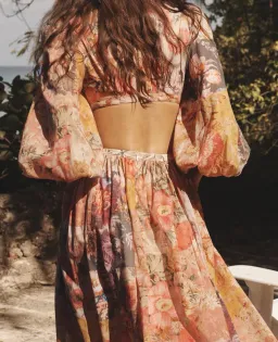 Zimmermann Pattie Patchwork Long Dress Floral Size 3 / AU 14 for rent on The Volte - image 3