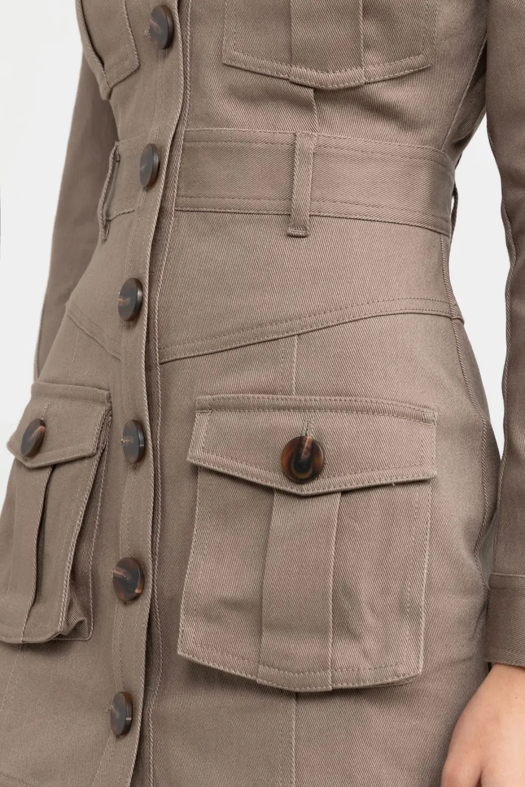Significant Other Isabelle Dress Brown Size 8 for rent on The Volte - main image
