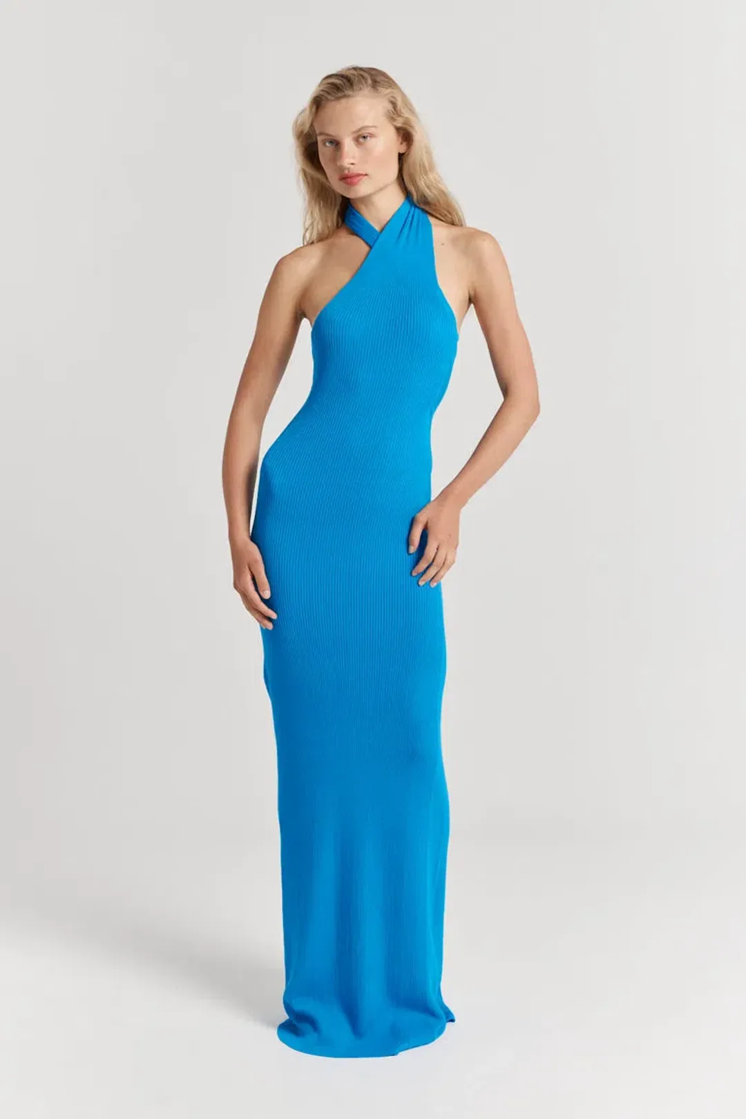 Henne Bambi Dress Blue Size 8 for rent on The Volte - main image