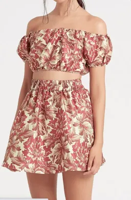 Sir the Label Valetta Off Shoulder Top Size 0 nad Mini Skirt Size 1 for rent on The Volte - image 2