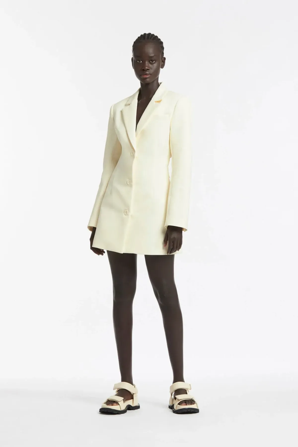 Sir the Label Marco Tailored Mini Dress Yellow Size 2 / AU 10 for rent on The Volte - main image