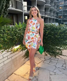 Sonya Moda Nour De La Mer Mini Dress Multi Size 8 / S for rent on The Volte - image 2