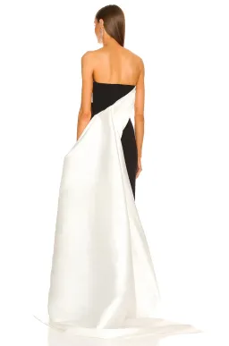 Solace London The Kinsley Maxi Dress in Black/Cream Size 10 for rent on The Volte - image 3