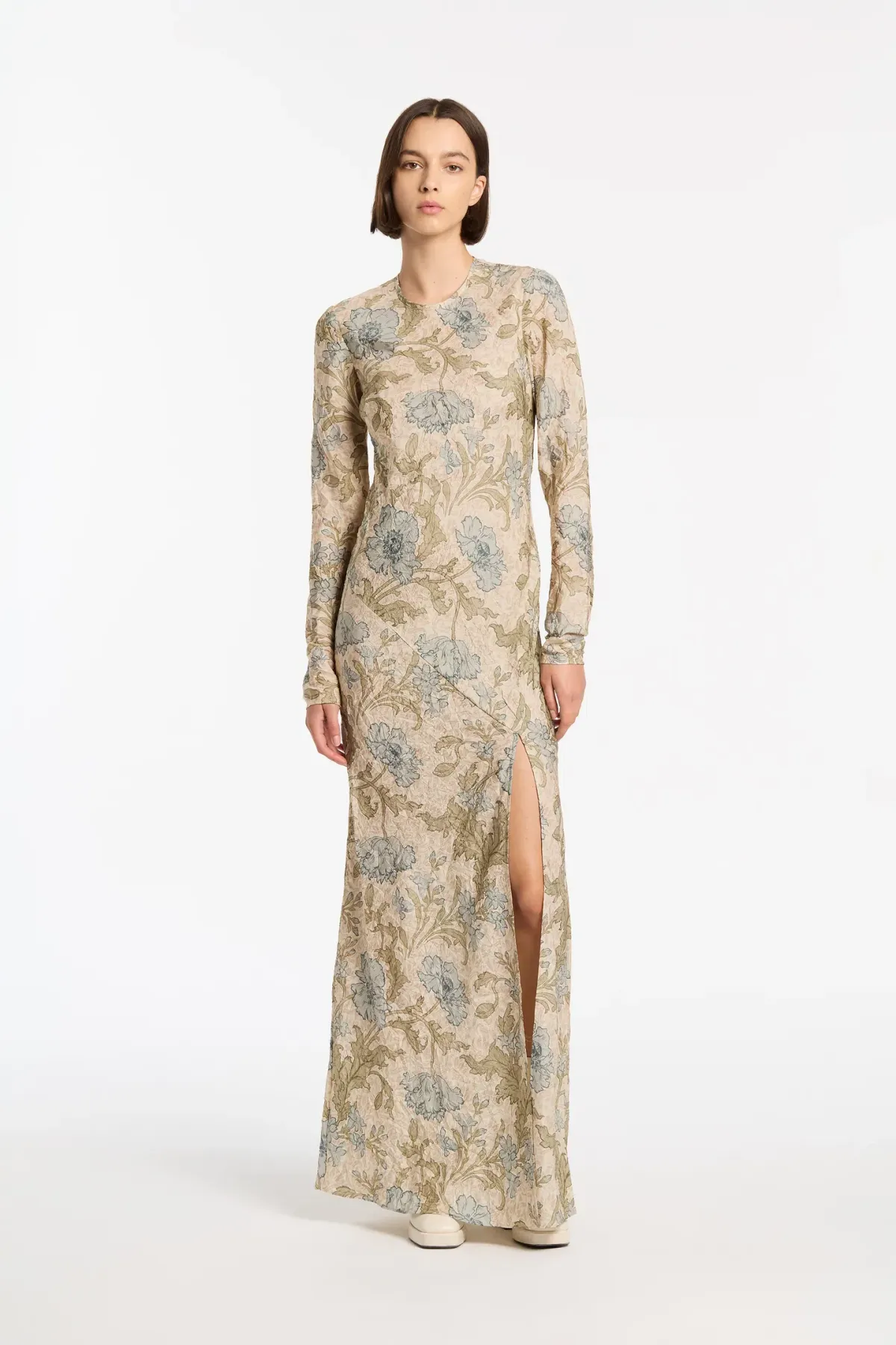 Sir the Label Maev Long Sleeve Dress Floral Size 0 / Au 6 for rent on The Volte - main image