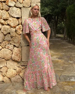 Hansen & Gretel Flores Dress in Watercolour Floral Size 10 for rent on The Volte - image 1