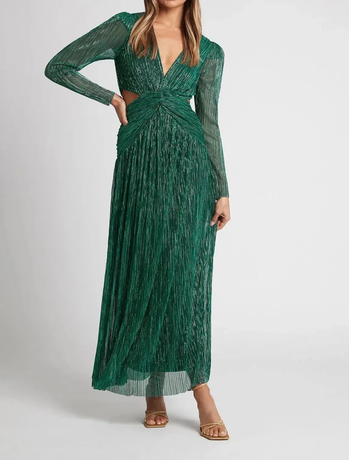Sheike Millenium Dress Green Size 10 for rent on The Volte - main image