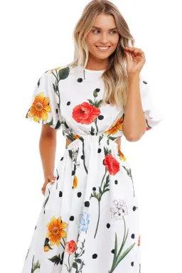 Leo Lin La Flor Dress Floral Size 6 for rent on The Volte - image 3
