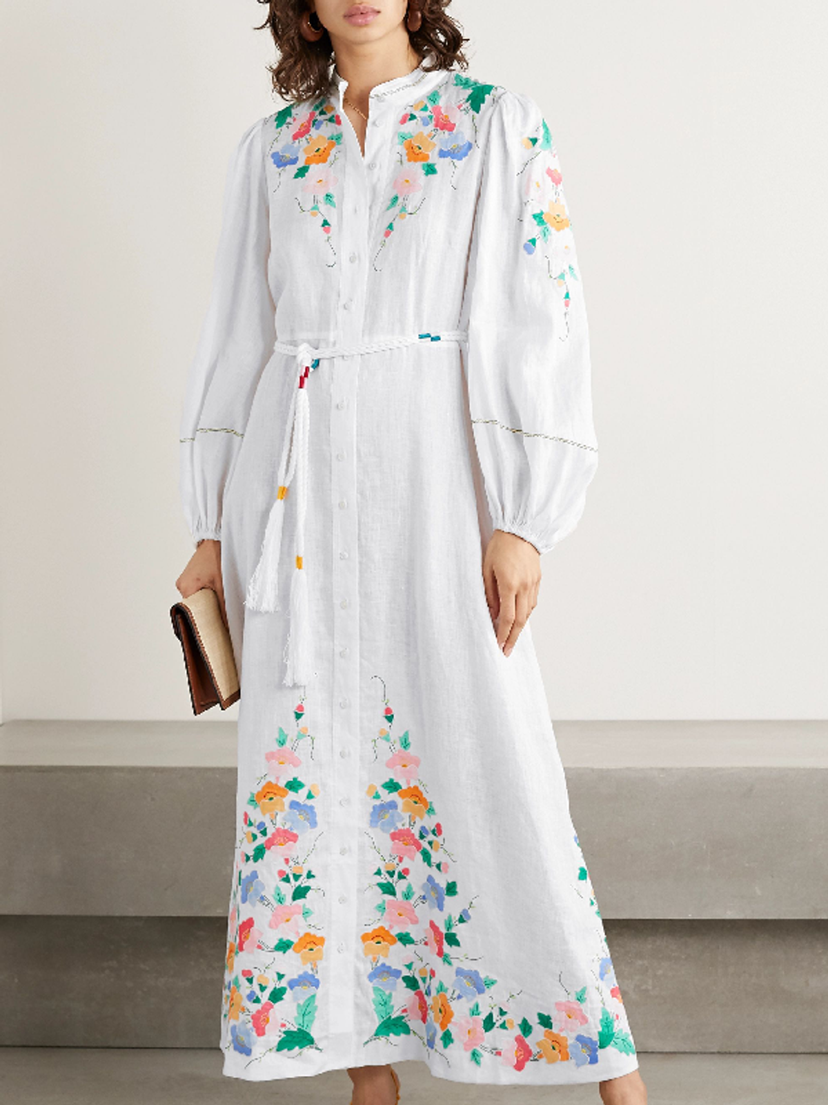 Zimmermann Fiesta Applique Long Dress Size 3 (12 to 14) for rent on The Volte - main image