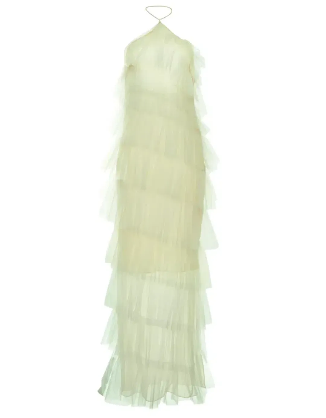 The Bar Henri Gown Pistachio Green Size 8 for rent on The Volte - main image