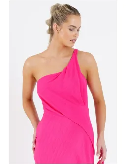 One Fell Swoop Pearl Midi Dress Pink Size AU 12 for rent on The Volte - image 4