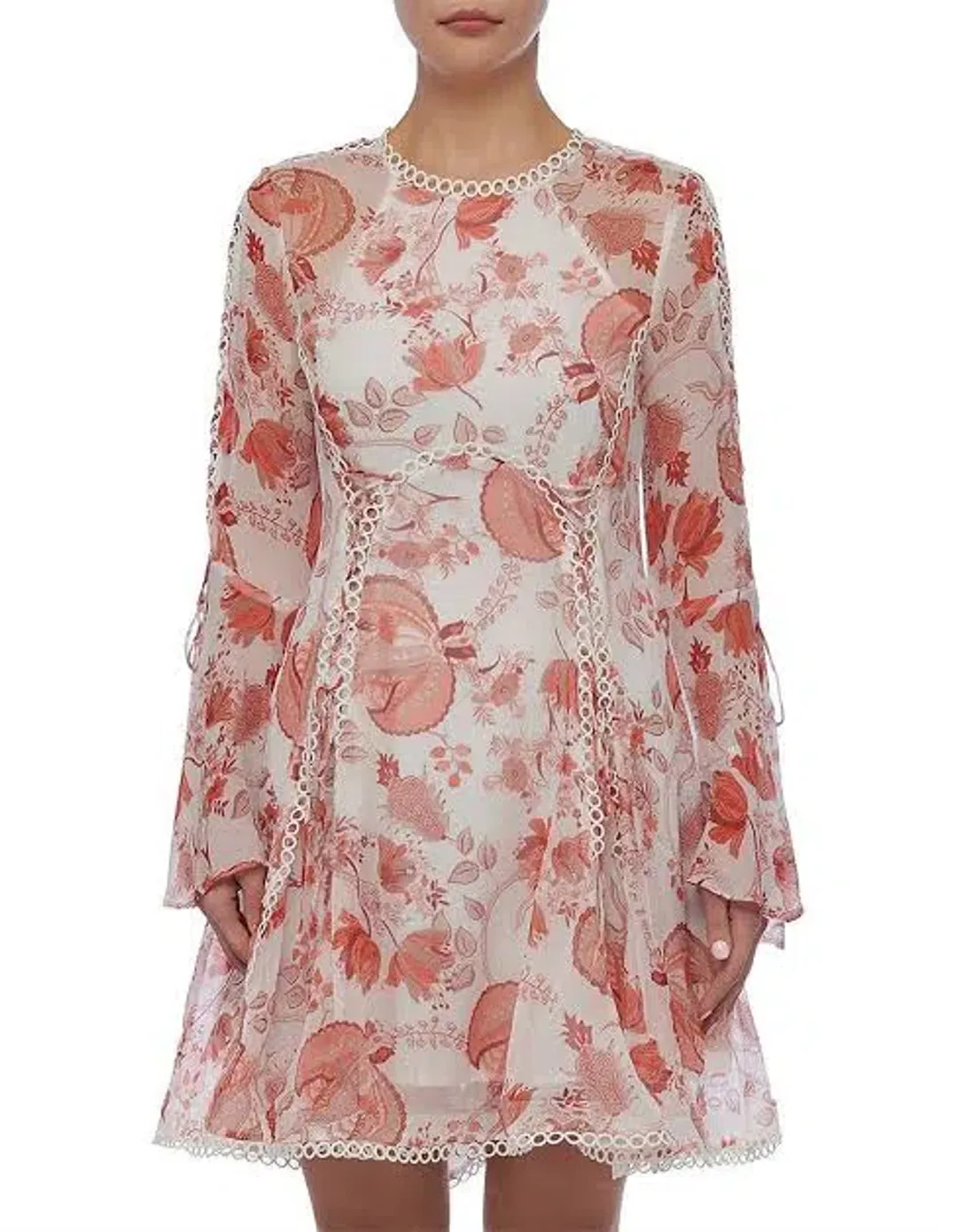 Thurley Chintz Paradise Dress Red Size AU 14 for rent on The Volte - main image