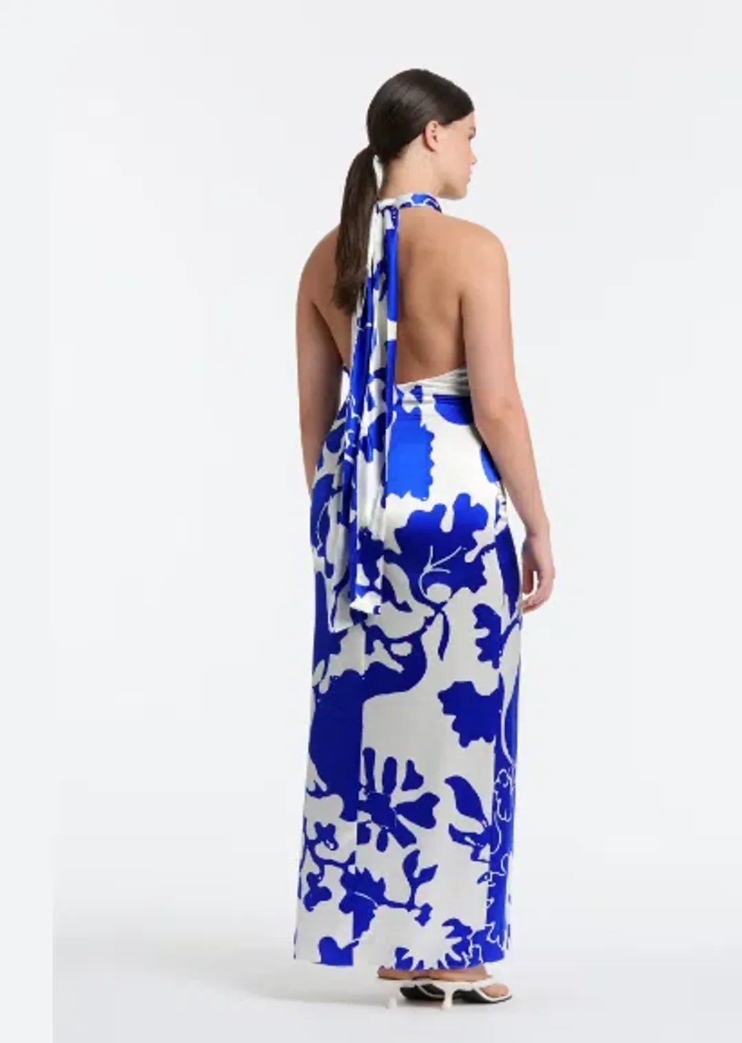 Sir The Label Esme Halter Dress Merce Abstract Print Size 3 / AU 12 for rent on The Volte - main image