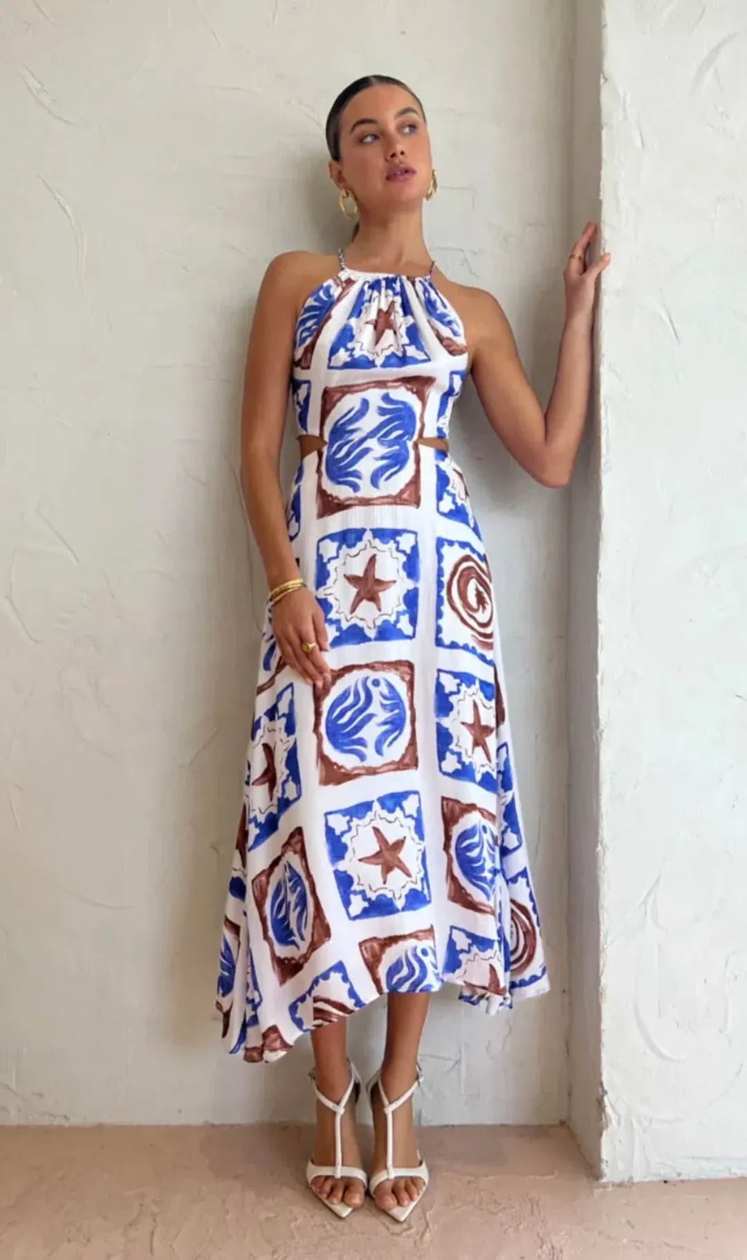 Roame Jude Dress Print Size 2/AU 10 for rent on The Volte - main image