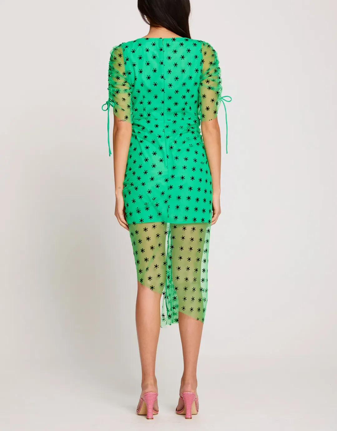 Alice McCall Stardust Midi Dress Green Size 8 / S for rent on The Volte - main image
