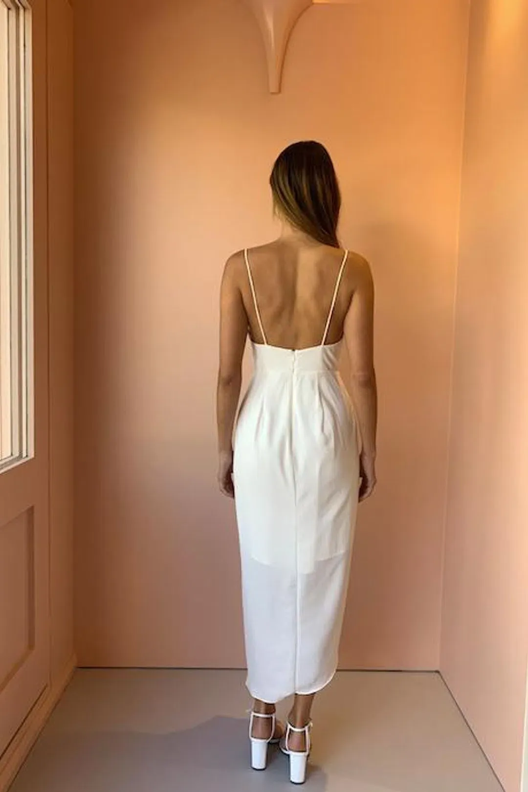 Significant Other Thea Dress in Ivory Size 8 for rent on The Volte - main image