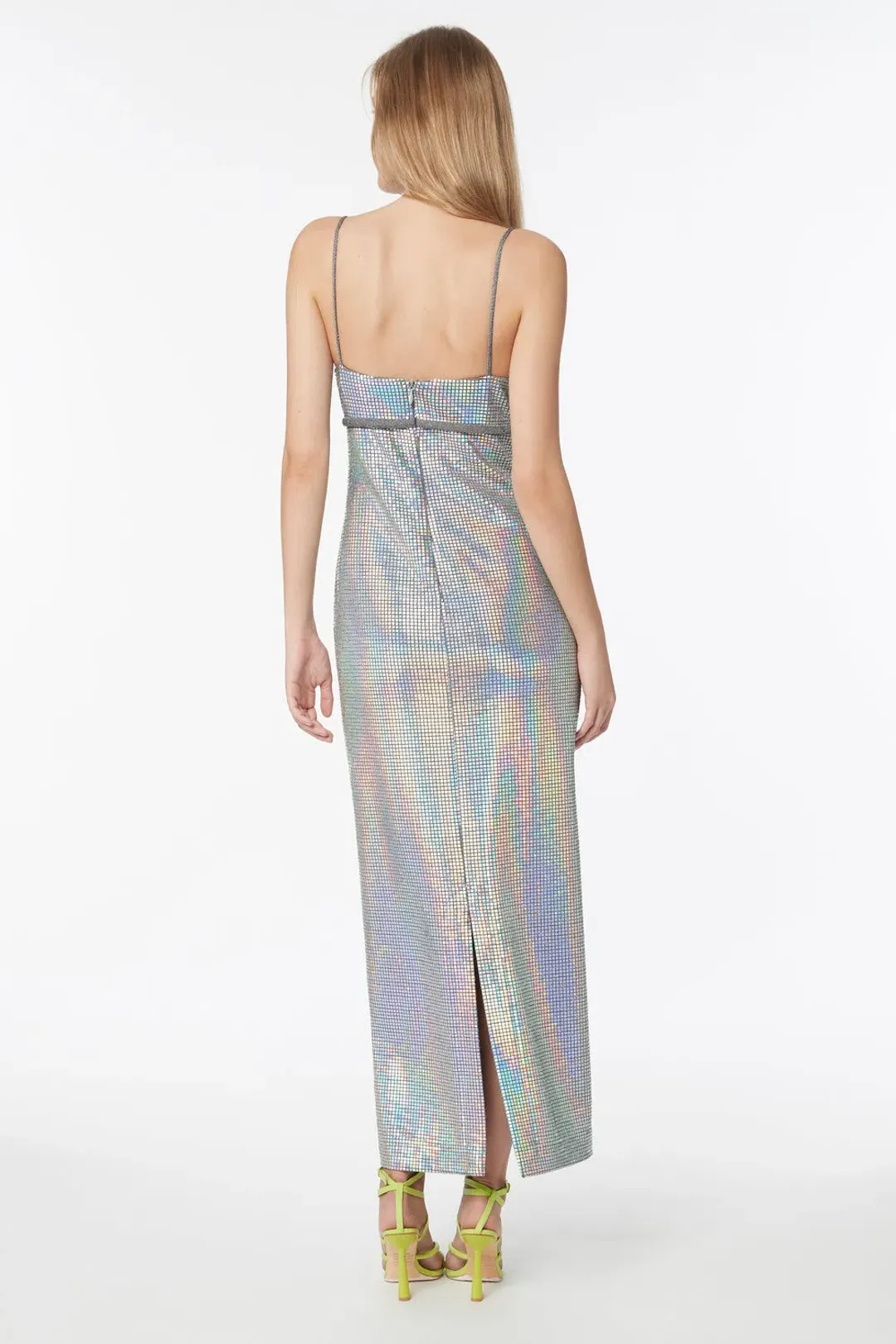 Manning Cartel Platinum Queen Slip Dress Silver Size 8 for rent on The Volte - main image