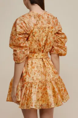 Acler Bonhill Mini Dres Orange Size AU 16 for rent on The Volte - image 3