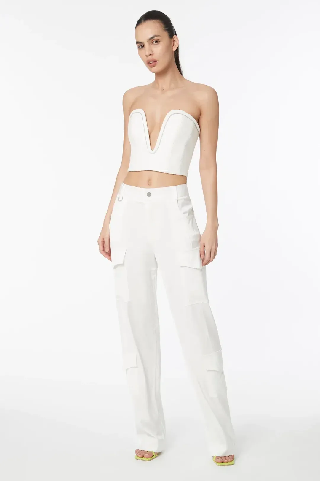 Manning Cartell Cosmic Turn Bustier White Size 6 for rent on The Volte - main image