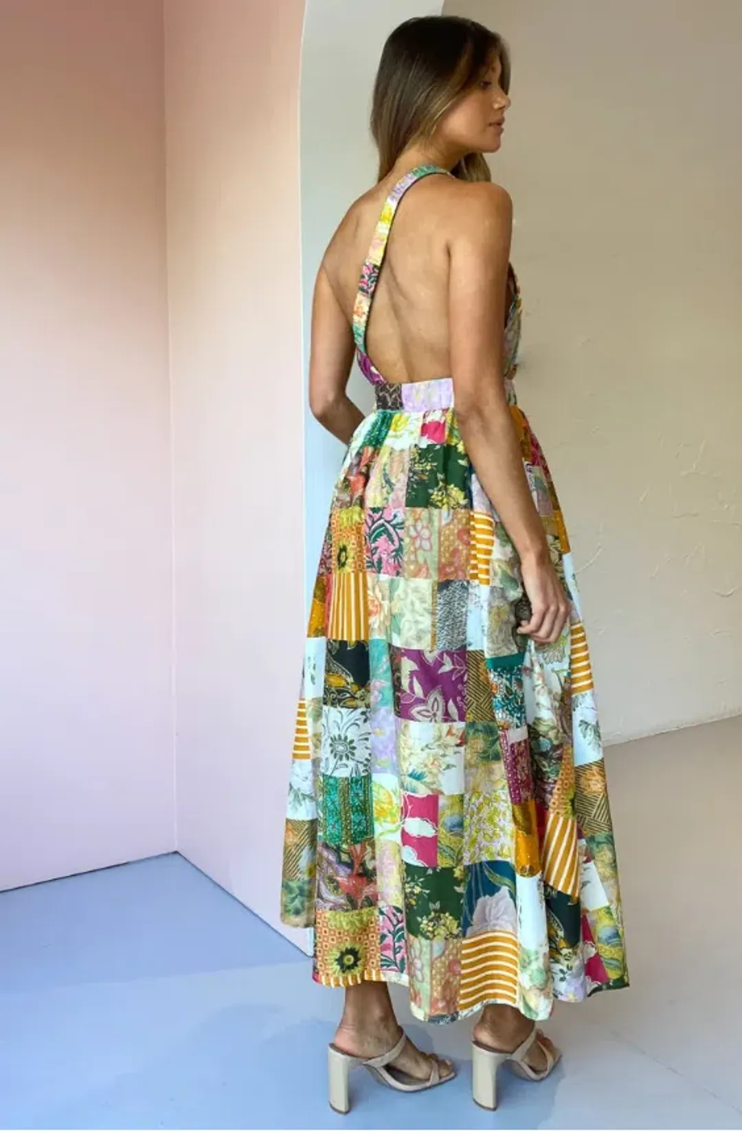 Alemais Hattie One Shoulder Midi Dress Multi Size 12 for rent on The Volte - main image