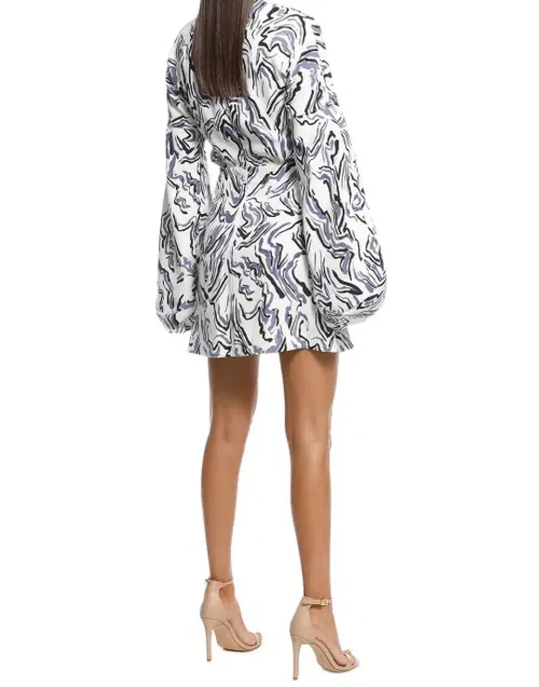 Camilla & Marc Fonda Mini dress Grey Size AU 12 for rent on The Volte - main image