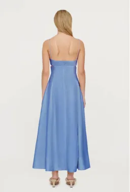 Clea Florence Stitch Dress Marina Blue Size S / Au 8-10 for rent on The Volte - image 3