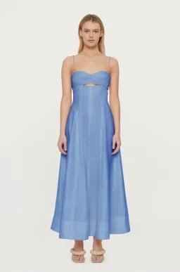 Clea Florence Stitch Dress Marina Blue Size S / Au 8-10 for rent on The Volte - image 6
