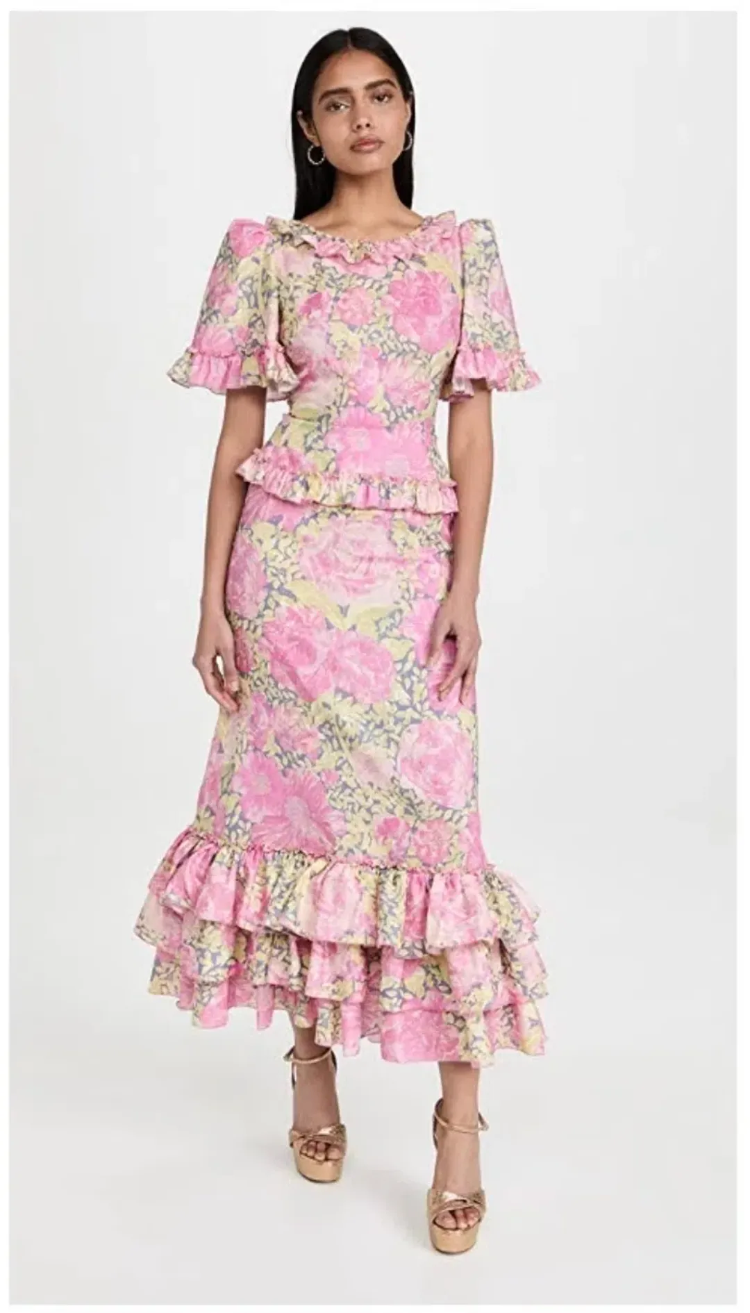 The Vampires Wife Heidi Dress Floral Size 12 for rent on The Volte - main image