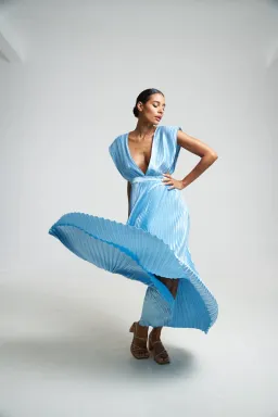 L'Idee Gala Gown in Summer Blue Size 6 for rent on The Volte - image 1