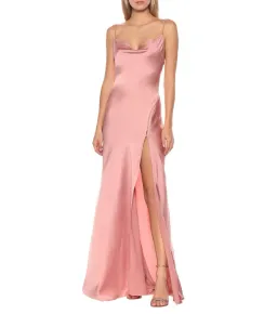 Jonathan Simkhai Satin Maxi Slip Gown Rose Size S (AU 8) for rent on The Volte - image 1