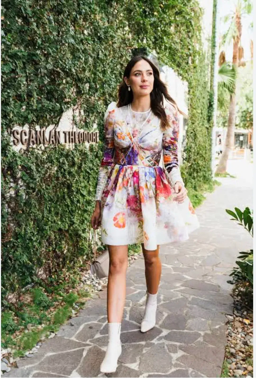 Zimmermann Prima Panelled Mini Dress Floral Size 1 / Au 10 for rent on The Volte - main image