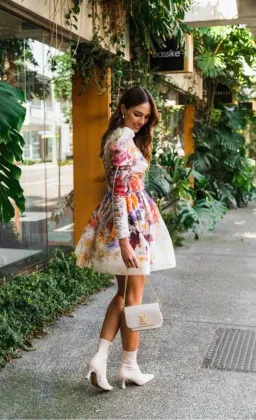 Zimmermann Prima Panelled Mini Dress Floral Size 1 / Au 10 for rent on The Volte - image 3