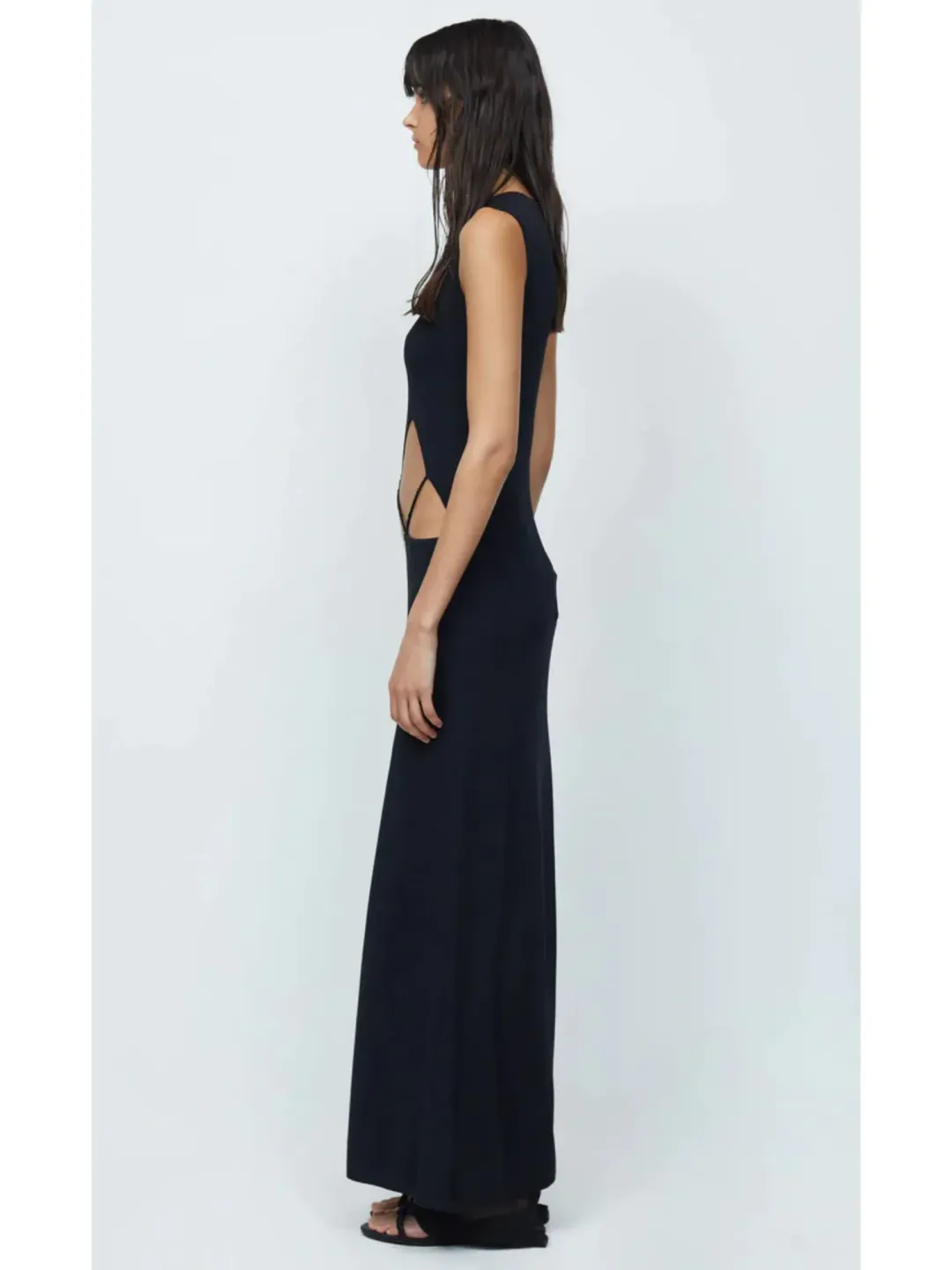 Bec & Bridge Skylar Suspend Knit Maxi Black Size AU 6 for rent on The Volte - main image