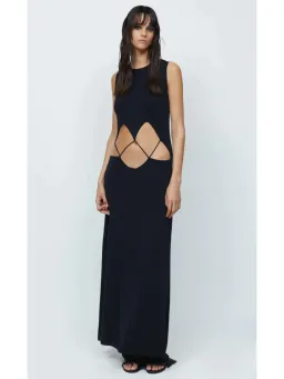 Bec & Bridge Skylar Suspend Knit Maxi Black Size AU 6 for rent on The Volte - image 1