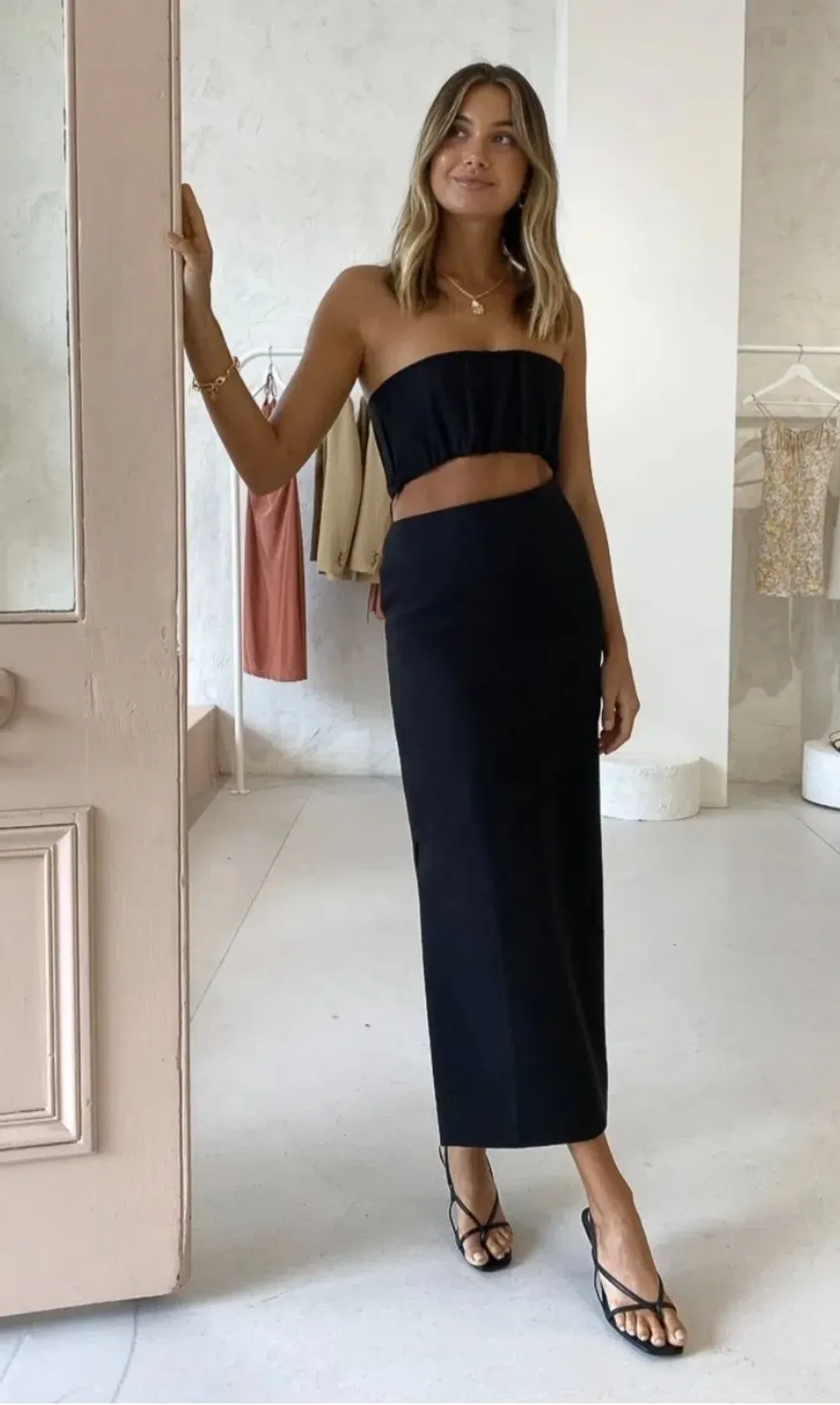 Sir the Label Yves Dress Black Size AU 6 for rent on The Volte - main image