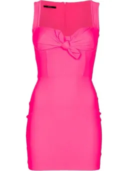 Alex Perry Orin Knot Mini Dress Pink Size 8 for rent on The Volte - image 5