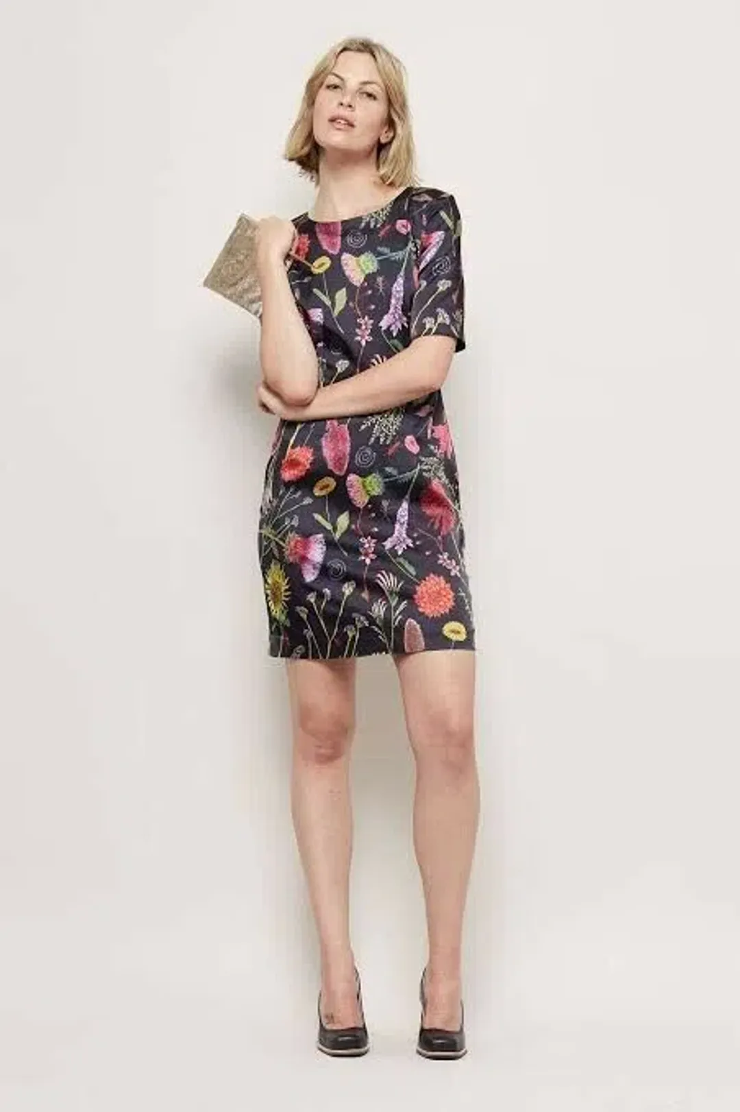 Gorman Black Garden Bed Tee Dress size 10 for rent on The Volte - main image