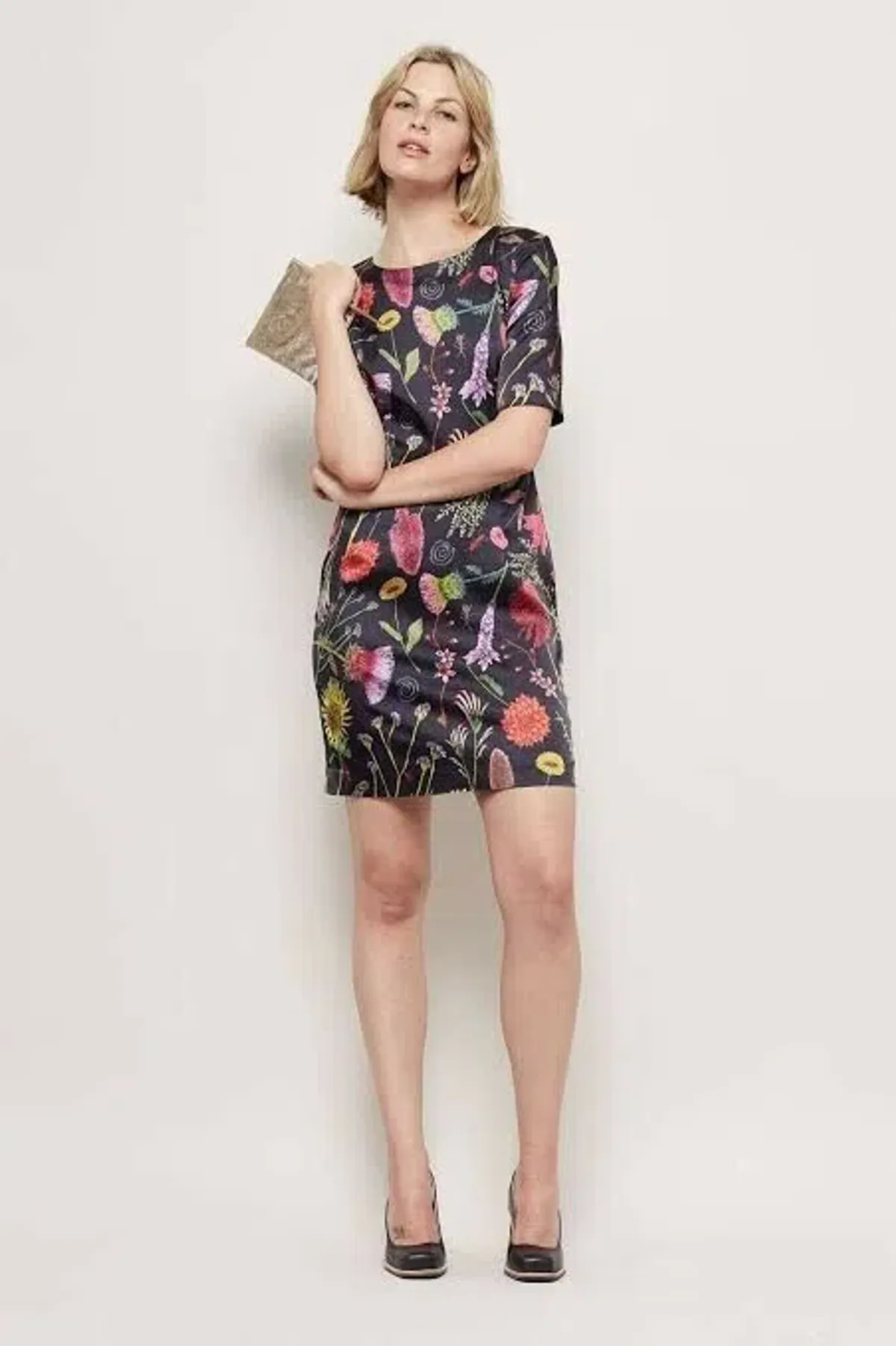 Gorman Black Garden Bed Tee Dress size 10 for rent on The Volte - main image