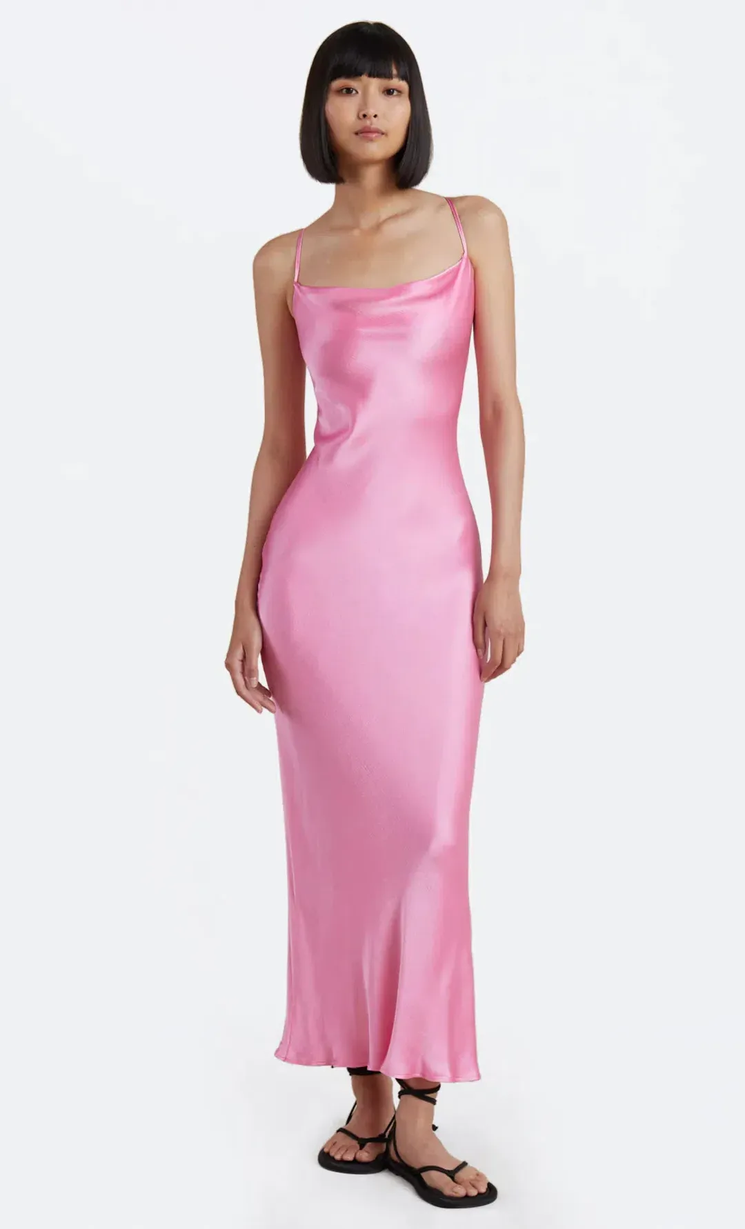 Bec & Bridge Malyka Maxi Dress Pink Size AU 10 for rent on The Volte - main image