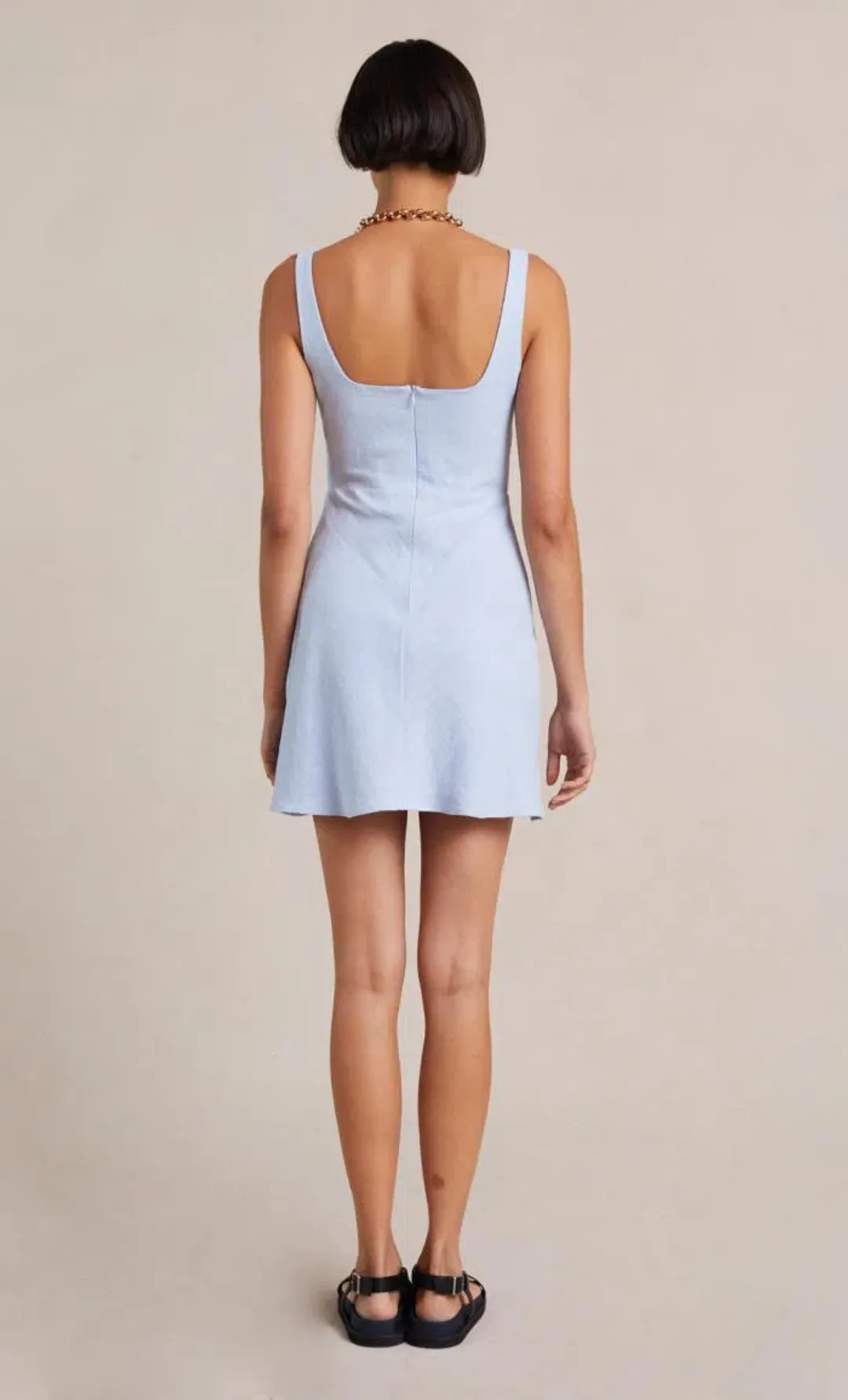 Bec & Bridge Phoebe Dress Blue Size AU 10  for rent on The Volte - main image