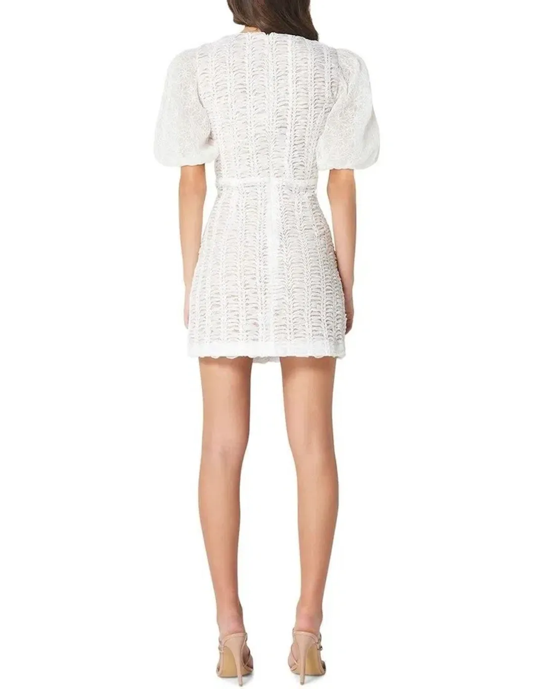 Elliatt Sundown Dress Ivory White Size AU 10 for rent on The Volte - main image