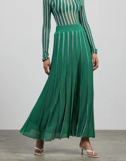 Rachel Gilbert Julian Knit Maxi Skirt Green Size M / AU 10 for rent on The Volte - image 1