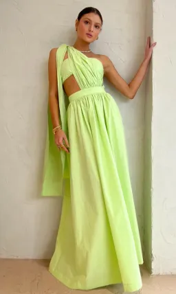 Bondi Born St Tropez Maxi Dress Green Size AU 10 for rent on The Volte - image 2