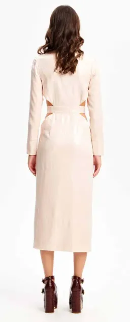 Alice McCall Night Sky Trench Dress Pale Pink Size 10 / M  for rent on The Volte - image 3