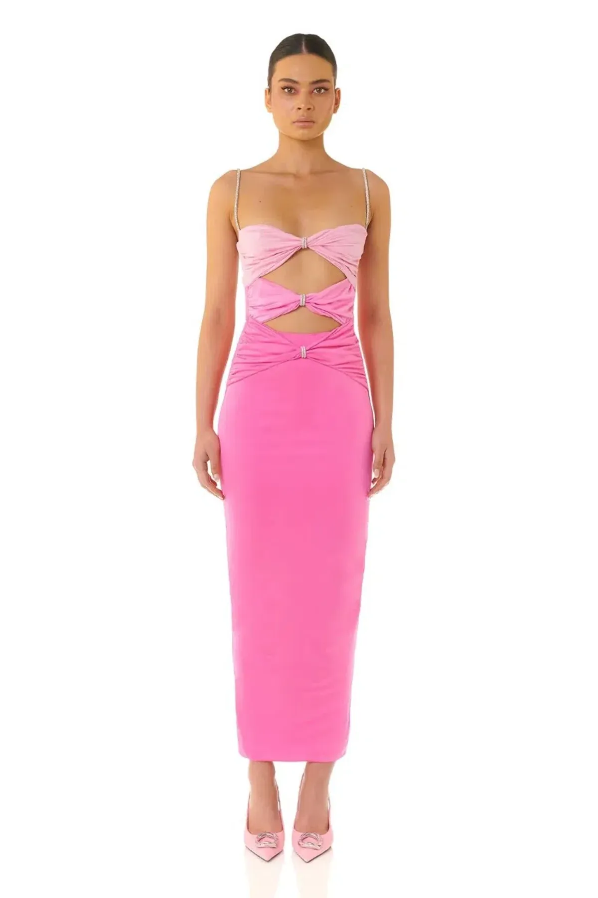 Eliya The Label / Zora Dress / Pink / Size XS / Au 6-8 for rent on The Volte - main image