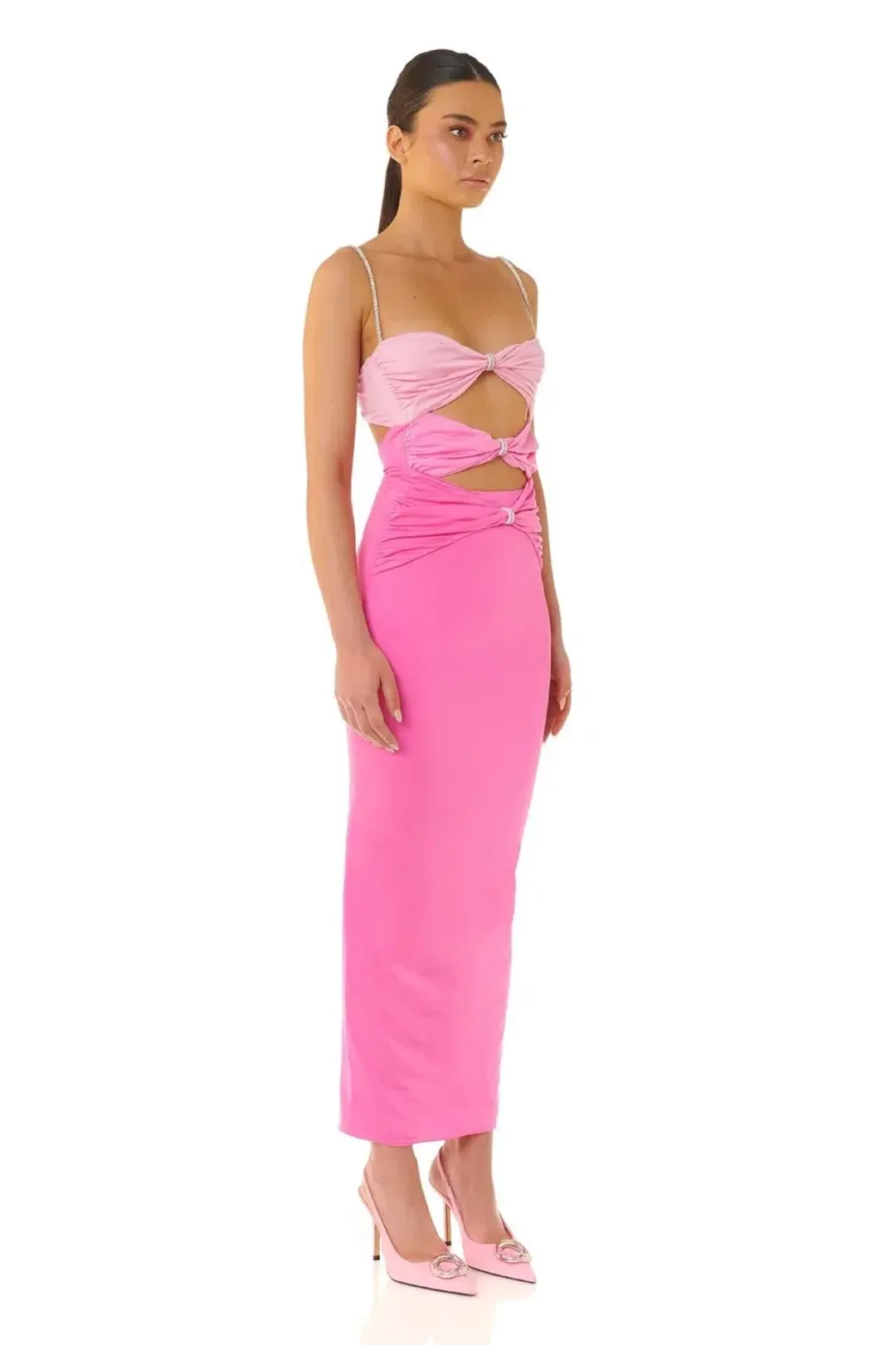 Eliya The Label / Zora Dress / Pink / Size XS / Au 6-8 for rent on The Volte - main image