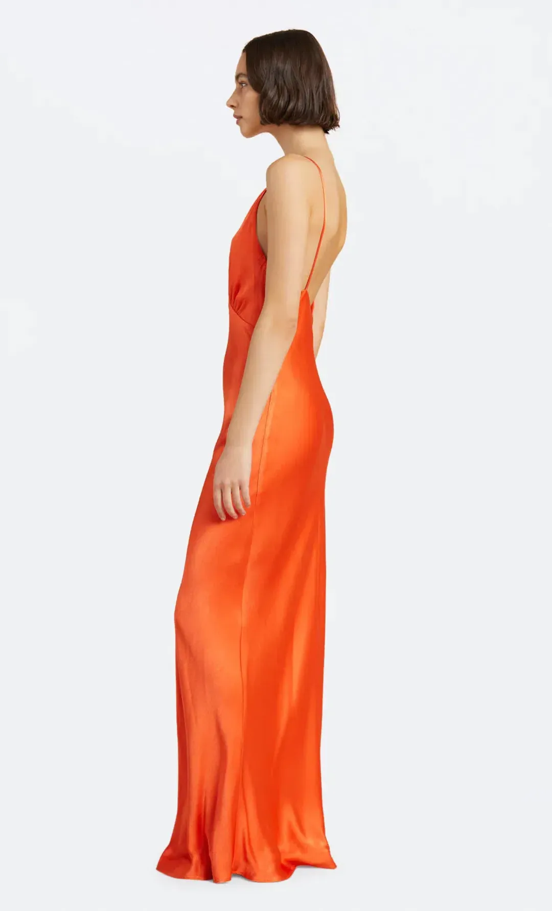 Bec & Bridge Lorelai V Maxi Dress in Fire Red Size AU 8 for rent on The Volte - main image