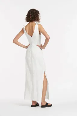 Sir The Label Alexandre Knot Dress Maxi White Size AU 8 for rent on The Volte - image 2